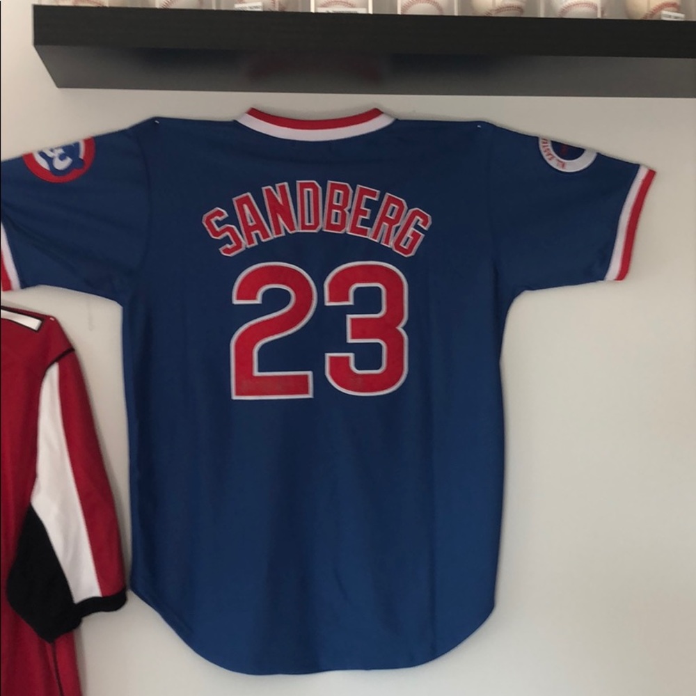 Ryne Sandberg Cooperstown Collection 1984 Signed.